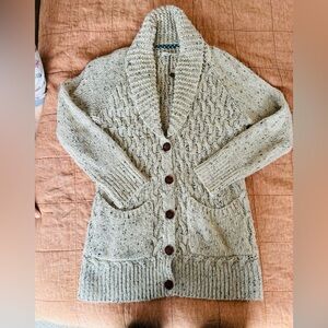 Anthropologie button up sweater cardigan